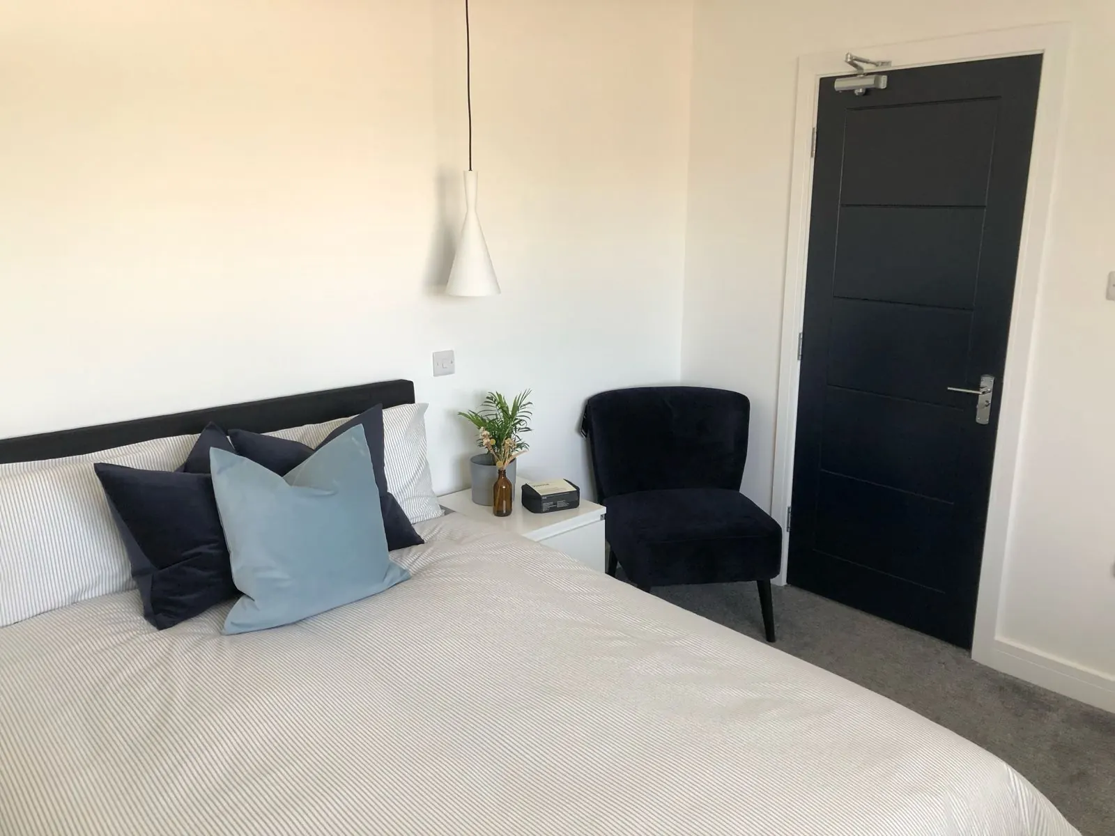 Bedroom in the six-bed HMO at 99 Manchester Road, Droylsden