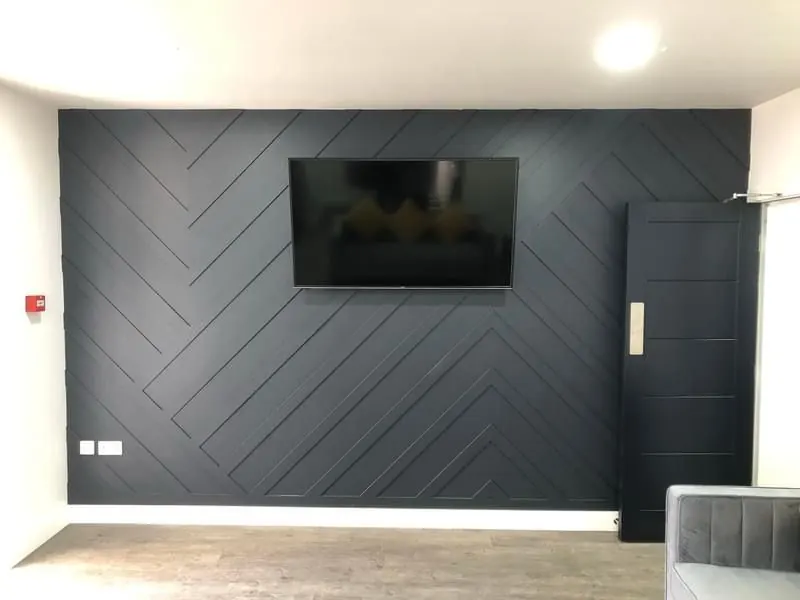 Communal living area in the 99 Manchester Road HMO